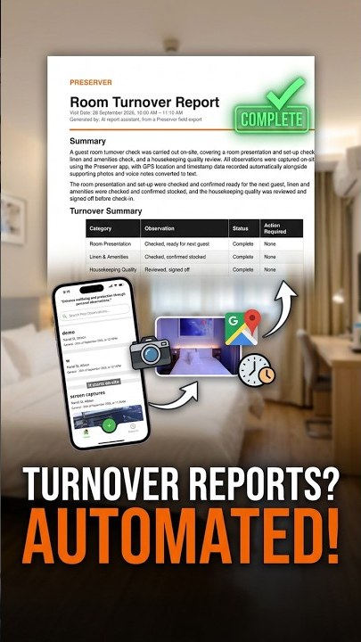 Accommodation — Preserver field evidence report