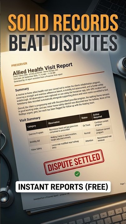 Allied Health — Preserver field evidence report