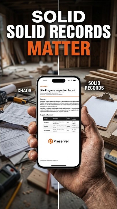 Builders — Preserver field evidence report