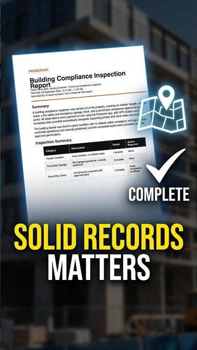 Council Inspectors — Preserver field evidence report