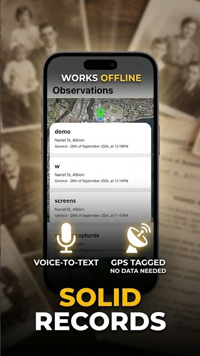Family History — Preserver field evidence report