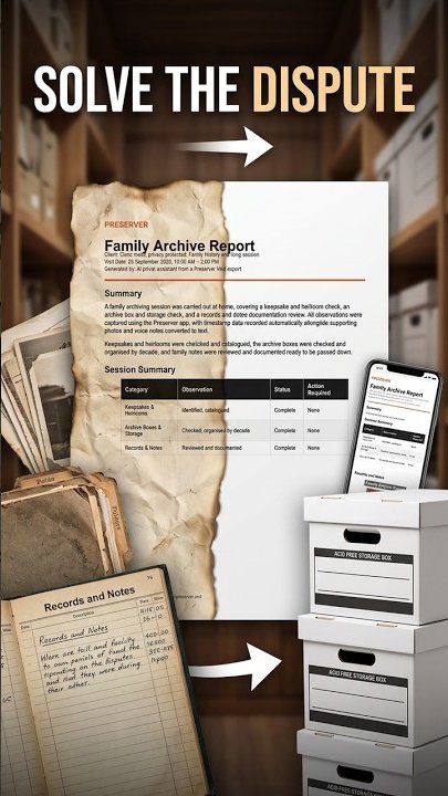 Family Records — Preserver field evidence report