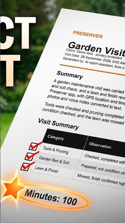 Gardeners — Preserver field evidence report