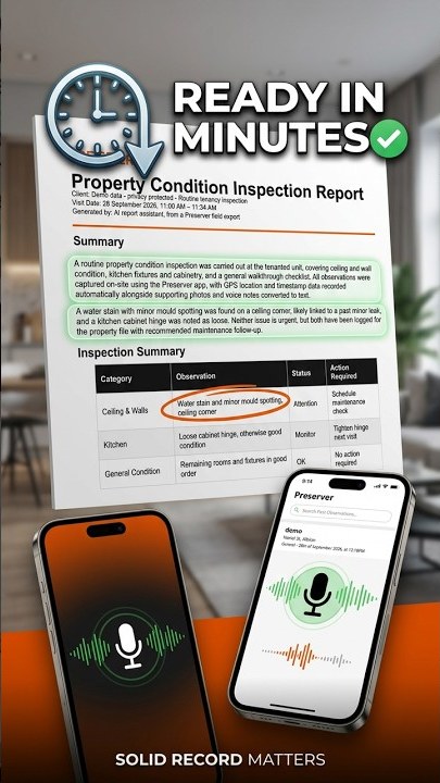 Property Managers — Preserver field evidence report
